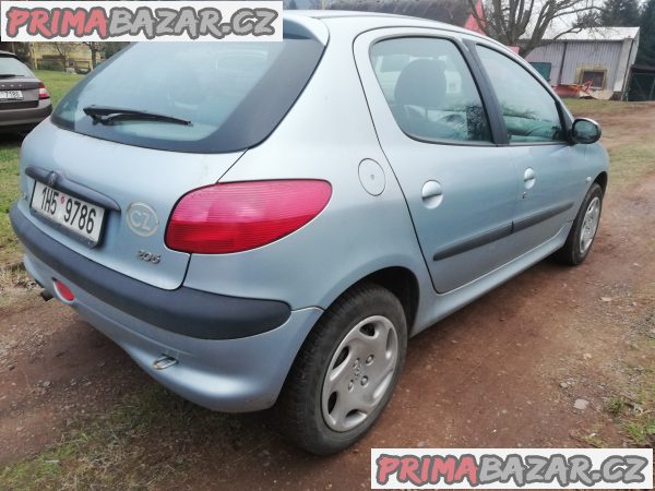 prodám Peugeot 206 1.1 el okna nová stk naj 153tis,