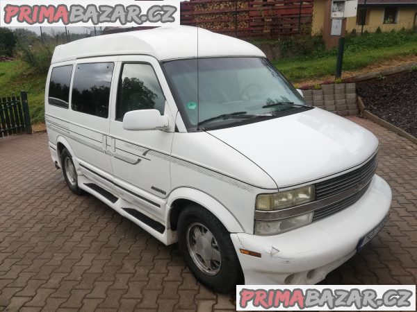 prodám Chevrolet astro 4.3 7míst spaní otočné sedačky klima rok výroby 1996,7