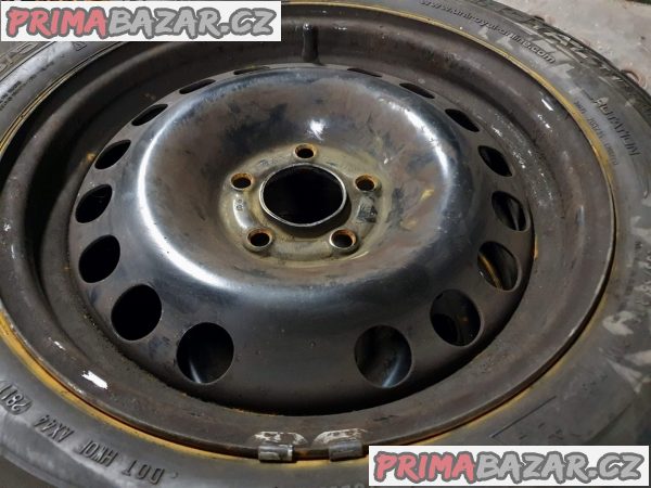 Plechove disky orig. Opel GM s pneu uniroayl 5x110 6.