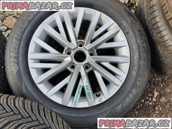 Alu kola disky orig Volkswagen t cross chester 2GA 5x112 6.5jx16 et43 pneu 215/60 r