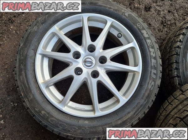 Alu kola disky orig Nissan s čidlama tlaku v pneu 5x114.3 6.5jx16 et40