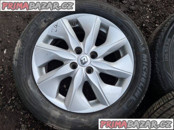 Alu kola disky orig Renault Aerotronic 4x100 6.5jx16 et44 CH4-4