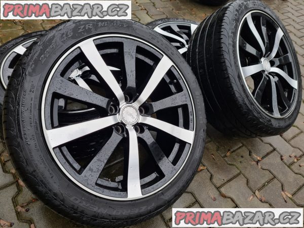 Alu kola disky černo leštěné Volkswagen audi mercedes 5x112 8