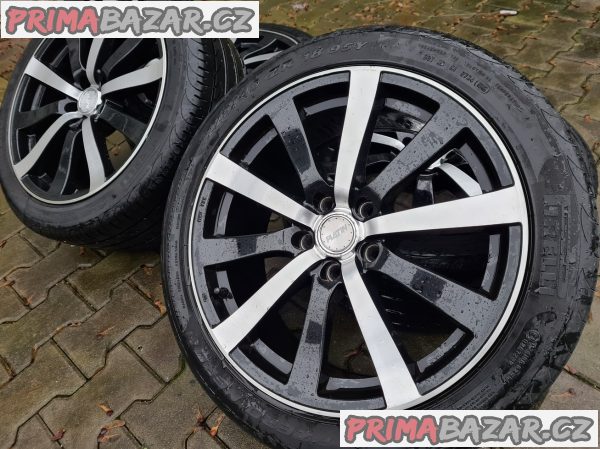 Alu kola disky černo leštěné Volkswagen audi mercedes 5x112 8 Alu kola disky černo leštěné Volkswagen audi mercedes 5x112 8