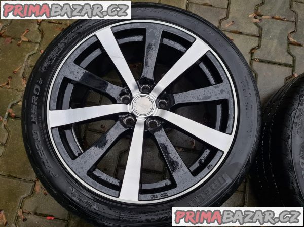 Alu kola disky černo leštěné Volkswagen audi mercedes 5x112 8