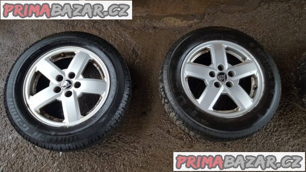 Alu kola orig ronal škoda 1U0 5x100 6jx15 et38 pneu