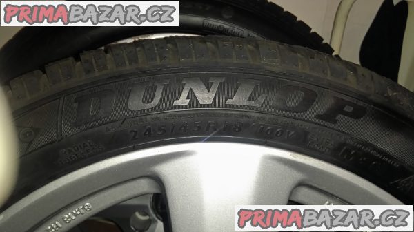 alu kola MSW19, 18"+zimní pneu Dunlop 245/45/18