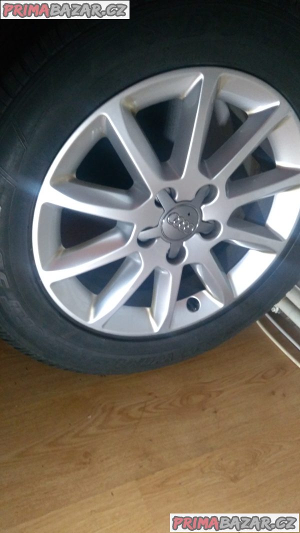 alu kola Audi A4, 16" + zimní pneu Dunlop wintersport 3D