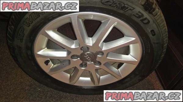 alu kola Audi A4, 16" + zimní pneu Dunlop wintersport 3D