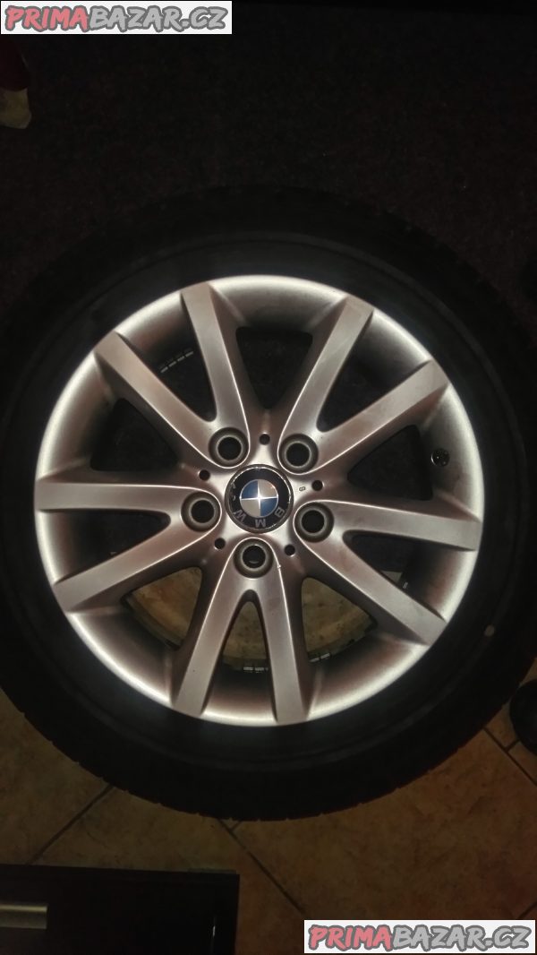 alu kola BMW 5x120, 16"+ letní pneu Dunlop 225/50/16