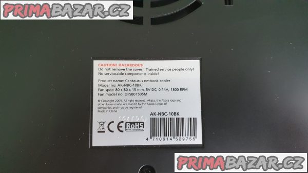 Chladící podložka AKASA pro notebook Chladící podložka AKASA pro notebook