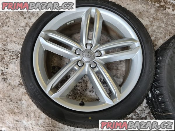 Alu kola disky orig Audi A6 S6 A7 A8 4G9 5x112 8.5jx20 et43 pneu pirelli 255/40 r20 101v 70-60% vzorek cislo dilu 4G9601025