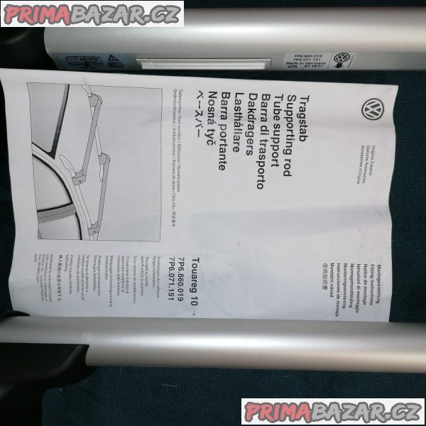 Prodám originál nosné tyče VW Touareg Prodám originál nosné tyče VW Touareg