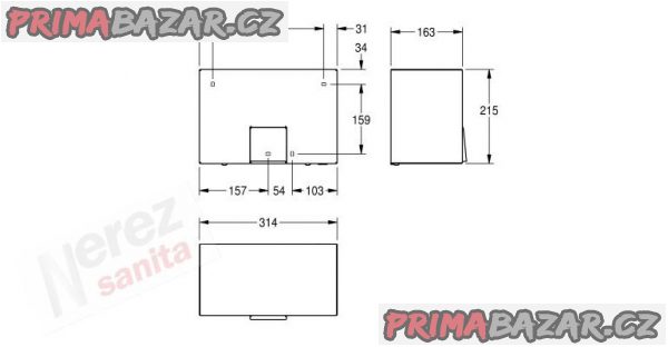 Franke - bezdotykový vysoušeč rukou Franke - bezdotykový vysoušeč rukou