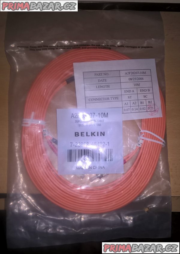 Digitální optický kabel-duplex fiber optic cable A2F20207 10