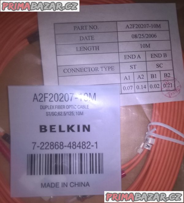 Digitální optický kabel-duplex fiber optic cable A2F20207 10