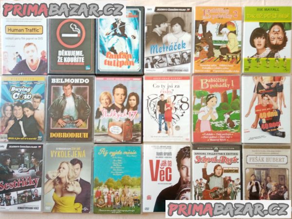 Nove5.4.120orig. DVD kvalitních režisérů po 68 Kč