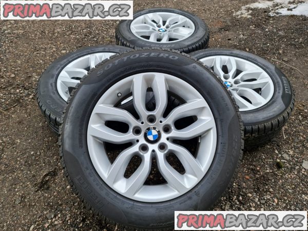 Alu kola disky s čidlama tlaku v pneu originál BMW styling 305 X3 5x120 7,5jx17 is