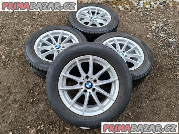 Alu kola disky senzory tlaku v pneu orig. Bmw 5x120 7,5jx17 is32 pneu pirelli 225/60 r1