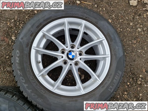 Alu kola disky senzory tlaku v pneu orig. Bmw 5x120 7,5jx17 is32 pneu pirelli 225/60 r1