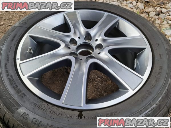 Alu kola disky originál Mercedes S class AMG číslo dílu A2224011002 5x112 8jx18 et41pneu continental 245/5