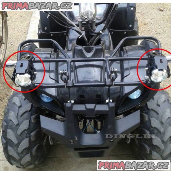 Supersilná led CREE U5 přídavná světla na moto / ATV / skútr. Supersilná led CREE U5 přídavná světla na moto / ATV / skútr.