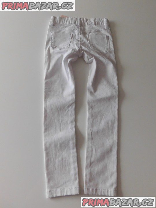 Dívčí elastické džíny-Skinny-Nové-vel.122