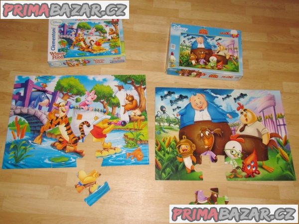 MAXI puzzle WALT DISNEY 2 x 24 dílků.