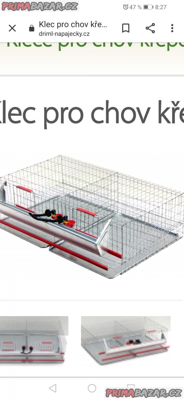 Klec pro křepelky