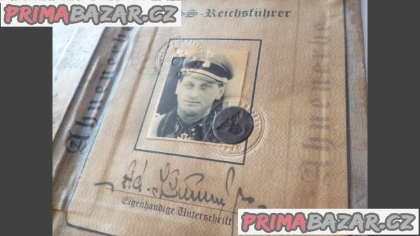 Průkaz Waffen SS Průkaz Waffen SS