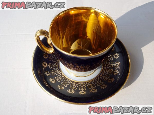 NOVÝ, zlacený, pravý KARLOVARSKÝ PORCELÁN NOVÝ, zlacený, pravý KARLOVARSKÝ PORCELÁN