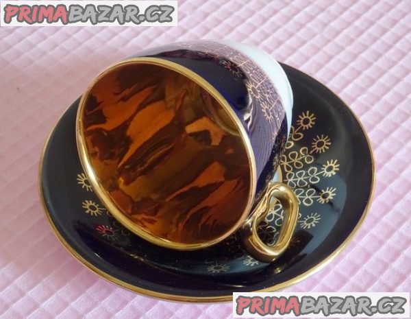 NOVÝ, zlacený, pravý KARLOVARSKÝ PORCELÁN NOVÝ, zlacený, pravý KARLOVARSKÝ PORCELÁN