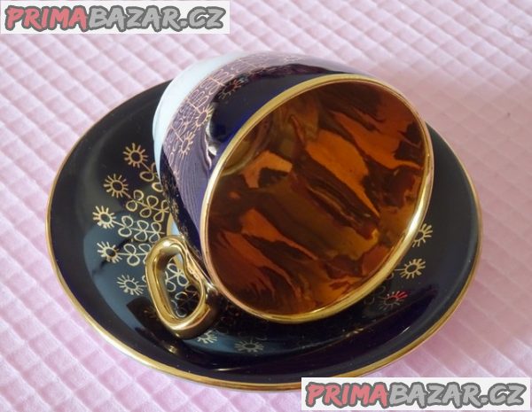 NOVÝ, zlacený, pravý KARLOVARSKÝ PORCELÁN NOVÝ, zlacený, pravý KARLOVARSKÝ PORCELÁN
