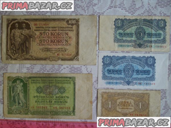 bankovky-ceskoslovensko-rok-1953-1961
