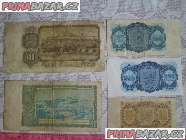 Bankovky Československo rok 1953 - 1961