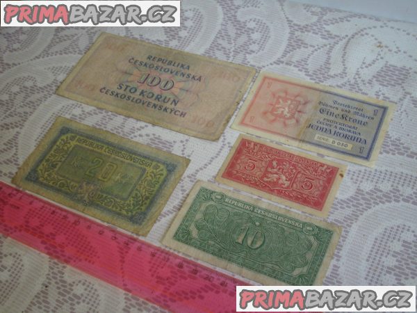 bankovky-ceskoslovensko-rok-1940-1949