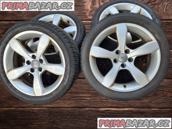 Alu kola  audi A1  5x100 6jx16 et30 pneu dunlop 3d 195/50 r16 8