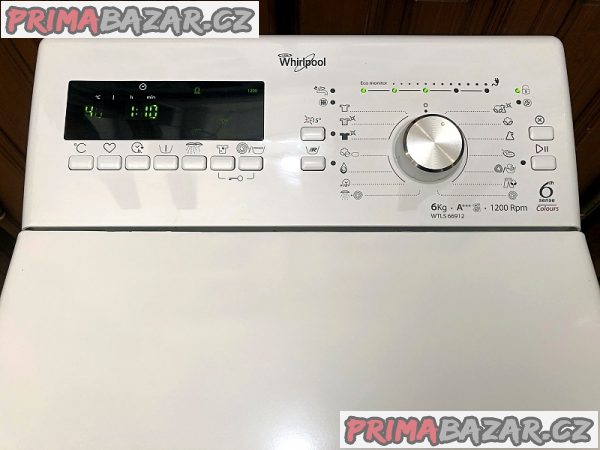 Pračka WHIRLPOOL WTLS 66912 až 1200 ot. 6 kg