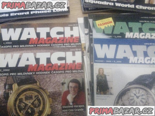Prodám časopis WATCH magazine 2002 - 2010
