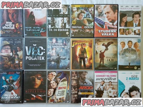 180 orig.DVD světových režisérů od 67 Kč