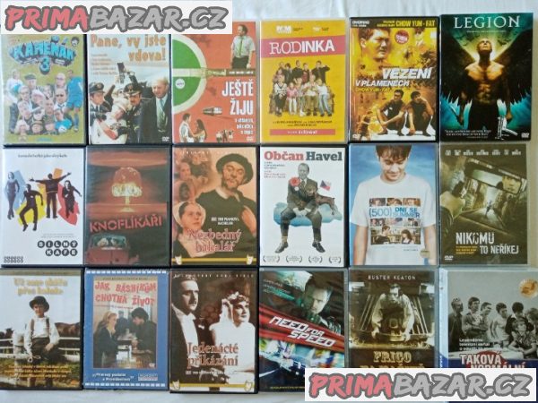 180 orig.DVD světových režisérů od 67 Kč