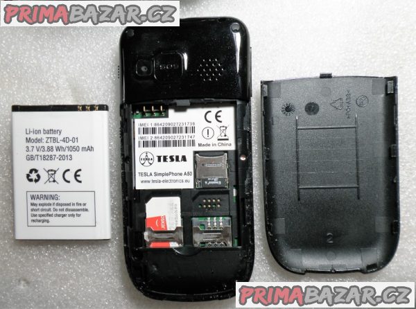 Tlačítkový telefon Tesla A50 Tlačítkový telefon Tesla A50