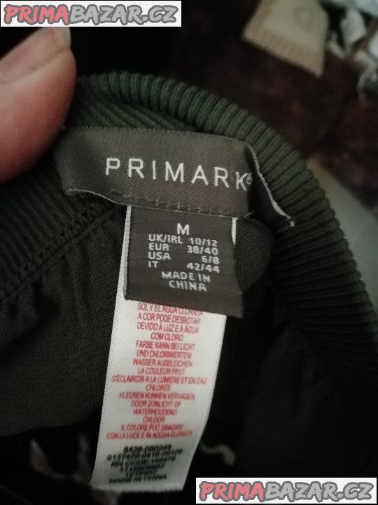 Dlouhé strečové šaty bez ramínek, Primark, M