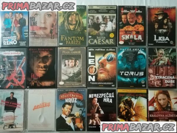 150 orig.DVD v peknem stavu po 65 Kč- i detske