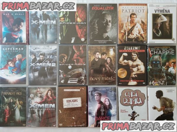 150 orig.DVD v peknem stavu po 65 Kč- i detske