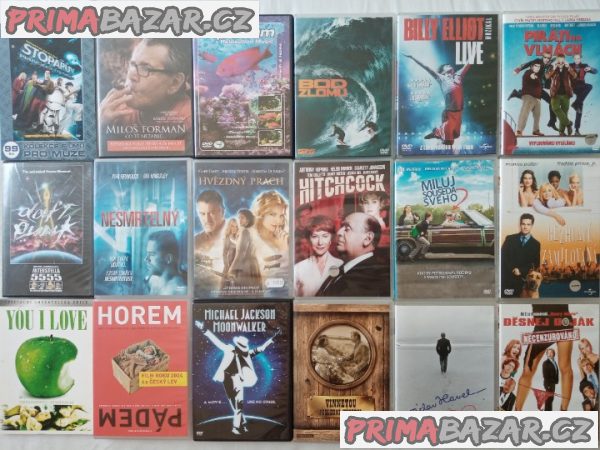 150 orig.DVD v peknem stavu po 65 Kč- i detske