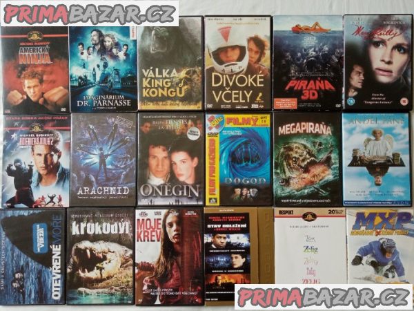 150 orig.DVD v peknem stavu po 65 Kč- i detske