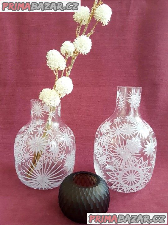 Ruckl - broušená křišťálová váza 31 cm