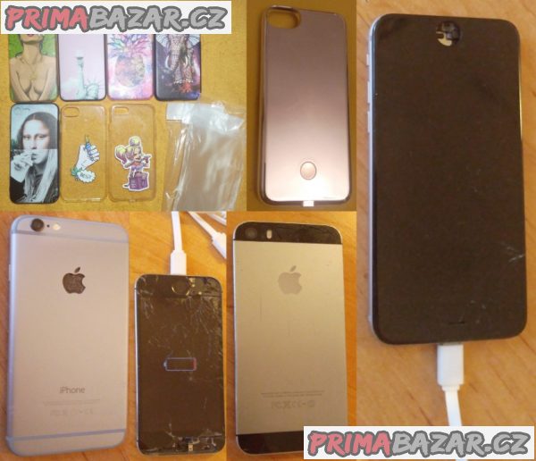 iPhone 8 nebo 6 -nové kryty +iPhone 5s nebo iPhone 6 -k opravě!!!