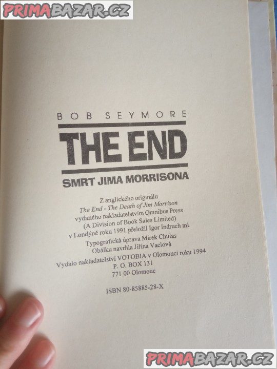 THE END:SMRT JIMA MORRISONA